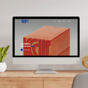 Création de site internet MP Editions